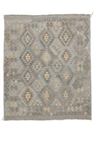  キリム アフガン オールド スタイル 絨毯 159X184 オリエンタル 手織り 濃いグレー/ホワイト/クリーム色 (ウール, アフガニスタン)