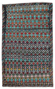  Moroccan Berber - Afghanistan 絨毯 110X183 モダン 手織り 黒/濃いグレー (ウール, アフガニスタン)