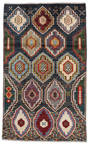  Moroccan Berber - Afghanistan 絨毯 118X195 モダン 手織り 黒/濃い茶色 (ウール, アフガニスタン)