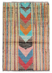  Moroccan Berber - Afghanistan 絨毯 90X133 モダン 手織り 赤/ホワイト/クリーム色 (ウール, アフガニスタン)