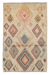  Moroccan Berber - Afghanistan 絨毯 82X130 モダン 手織り 茶/ホワイト/クリーム色 (ウール, アフガニスタン)