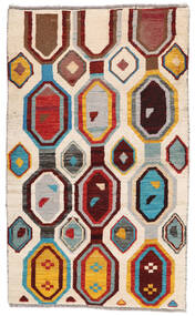  Moroccan Berber - Afghanistan 絨毯 88X148 モダン 手織り 暗めのベージュ色の/黒 (ウール, アフガニスタン)