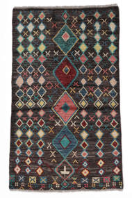  Moroccan Berber - Afghanistan 絨毯 86X142 モダン 手織り 黒 (ウール, アフガニスタン)