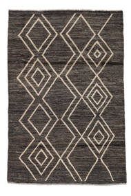  Moroccan Berber - Afghanistan 絨毯 120X181 モダン 手織り 黒 (ウール, アフガニスタン)