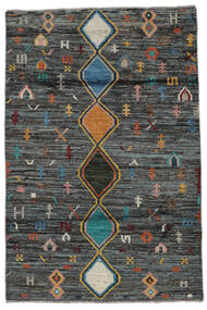  Moroccan Berber - Afghanistan 絨毯 119X181 モダン 手織り 黒/深緑色の (ウール, アフガニスタン)