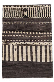  Moroccan Berber - Afghanistan 絨毯 115X168 モダン 手織り 黒/薄茶色 (ウール, アフガニスタン)