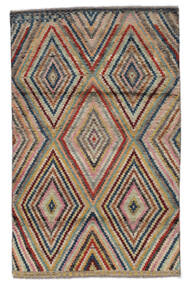  Moroccan Berber - Afghanistan 絨毯 112X178 モダン 手織り 濃い茶色/茶 (ウール, アフガニスタン)