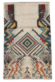  Moroccan Berber - Afghanistan 絨毯 141X199 モダン 手織り ベージュ/黒 (ウール, )