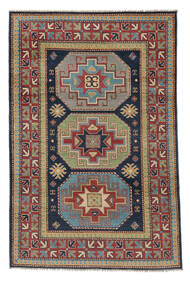 118X182 絨毯 オリエンタル カザック Fine 絨毯 黒/茶 (ウール, アフガニスタン)