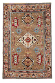 168X255 絨毯 カザック Fine 絨毯 オリエンタル 茶/深紅色の (ウール, アフガニスタン)