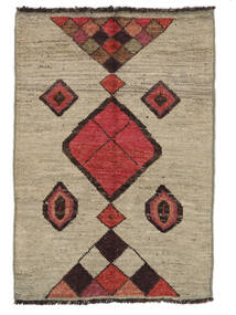  Moroccan Berber - Afghanistan 絨毯 91X130 モダン 手織り 茶/濃い茶色 (ウール, アフガニスタン)