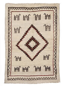  Moroccan Berber - Afghanistan 絨毯 89X127 モダン 手織り ベージュ/オレンジ (ウール, )