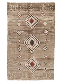  Moroccan Berber - Afghanistan 絨毯 77X127 モダン 手織り 濃い茶色/茶 (ウール, アフガニスタン)