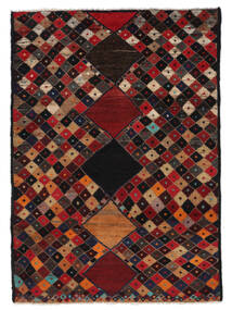 Moroccan Berber - Afghanistan 絨毯 120X169 モダン 手織り 黒/濃い茶色 (ウール, アフガニスタン)