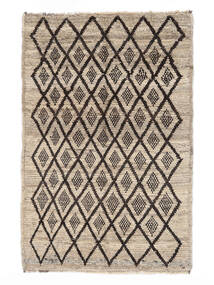  Moroccan Berber - Afghanistan 絨毯 95X145 モダン 手織り 薄茶色/黒 (ウール, アフガニスタン)