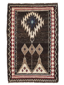  Moroccan Berber - Afghanistan 絨毯 93X141 モダン 手織り 黒/濃い茶色 (ウール, アフガニスタン)