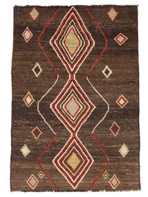  Moroccan Berber - Afghanistan 絨毯 119X172 モダン 手織り 黒/濃い茶色 (ウール, アフガニスタン)