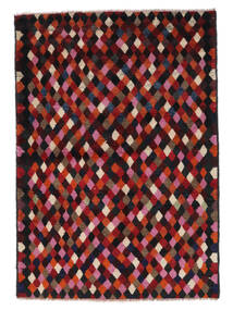  Moroccan Berber - Afghanistan 絨毯 117X165 モダン 手織り 黒/深紅色の (ウール, アフガニスタン)