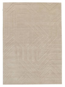  Labyrint - 砂色 絨毯 160X230 モダン 薄茶色 (ウール, インド)