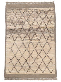  Moroccan Berber - Afghanistan 絨毯 125X183 モダン 手織り 濃い茶色/薄茶色/茶 (ウール, アフガニスタン)