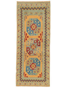  アフガン Fine 絨毯 78X197 オリエンタル 手織り 廊下 カーペット オレンジ/茶 (ウール, )