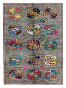  Shabargan 絨毯 174X238 オリエンタル 手織り 濃いグレー/茶 (ウール, )