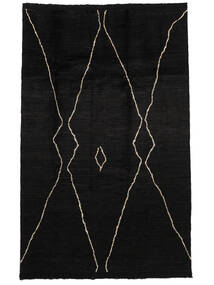  Contemporary Design 絨毯 185X295 モダン 手織り 黒 (ウール, )