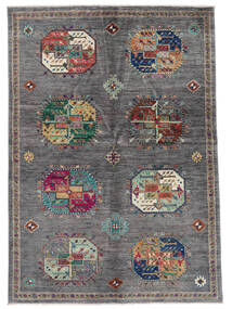  Shabargan 絨毯 151X214 オリエンタル 手織り 濃いグレー/黒 (ウール, )