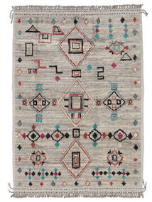  Moroccan Berber - Afghanistan 絨毯 178X253 モダン 手織り 濃いグレー/薄茶色 (ウール, アフガニスタン)