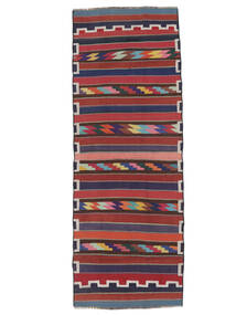  アフガン ヴィンテージ キリム 絨毯 87X235 オリエンタル 手織り 廊下 カーペット 濃い紫/濃い茶色 (ウール, アフガニスタン)
