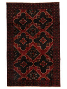  バルーチ 絨毯 172X277 オリエンタル 手織り 黒/深紅色の (ウール, )