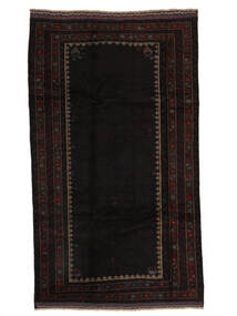  バルーチ 絨毯 168X294 オリエンタル 手織り 廊下 カーペット 黒 (ウール, アフガニスタン)
