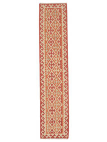  キリム ファーシュ 絨毯 82X392 オリエンタル 手織り 廊下 カーペット 赤/オレンジ (ウール, )