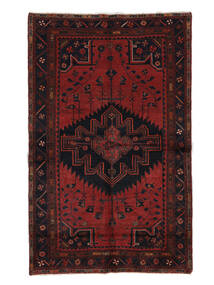 絨毯 ロリ 絨毯 148X235 黒/深紅色の (ウール, ペルシャ/イラン)