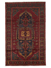  ロリ 絨毯 160X253 オリエンタル 手織り 黒/深紅色の (ウール, )