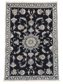 絨毯 オリエンタル ナイン 85X127 黒/濃いグレー (ウール, ペルシャ/イラン)