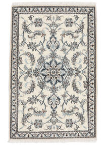  ナイン 絨毯 87X140 オリエンタル 手織り 暗めのベージュ色の/黒 (ウール, ペルシャ/イラン)