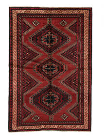 絨毯 ロリ 170X255 黒/深紅色の (ウール, ペルシャ/イラン)
