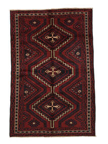 絨毯 ロリ 絨毯 170X260 黒/深紅色の (ウール, ペルシャ/イラン)