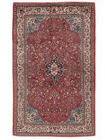  サルーク 絨毯 135X220 オリエンタル 手織り 濃い茶色/黒 (ウール, ペルシャ/イラン)