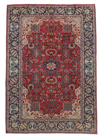  ナジャファバード 絨毯 270X390 オリエンタル 手織り 濃い茶色/黒 大きな (ウール, ペルシャ/イラン)