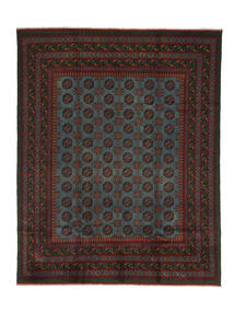  アフガン 絨毯 199X250 オリエンタル 手織り 黒 (ウール, アフガニスタン)