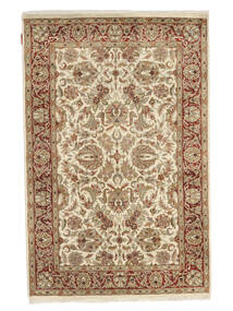  サルーク American 絨毯 120X183 オリエンタル 手織り 茶/濃い茶色 (ウール, インド)