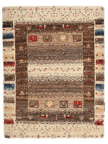  ギャッベ Loribaft 絨毯 65X86 モダン 手織り 濃い茶色/茶 (ウール, インド)