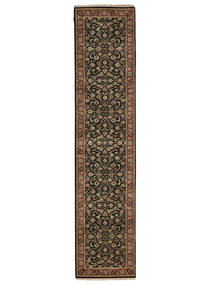 絨毯 オリエンタル サルーク American 83X369 廊下 カーペット 茶/黒 ( インド)