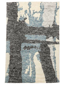  Moroccan Berber - Indo 156X242 ウール 絨毯 濃いグレー/黒 小 絨毯 
