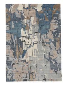  Contemporary Design 絨毯 175X246 モダン 手織り 濃いグレー/黒 ( インド)