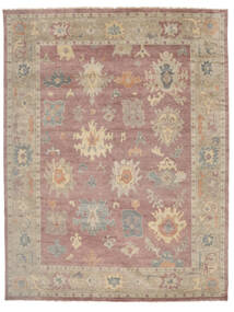 絨毯 オリエンタル ウサク インド 絨毯 280X365 茶/オレンジ 大きな (ウール, インド)