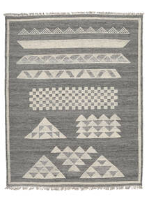  Himalaya 絨毯 253X316 モダン 手織り 濃いグレー/黒 大きな (ウール, インド)