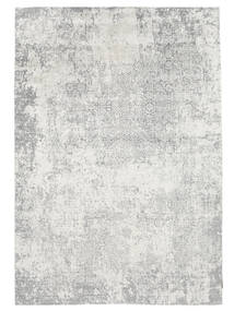  ウール/Bambusilk ルーム - インド 絨毯 200X290 モダン 薄い灰色/濃いグレー ( インド)